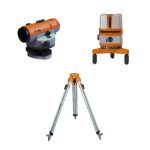 Optiskie, lāzera nivelieri un statīvi