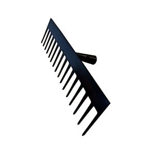 Grābeklis, metāla (BEZ KĀTA), melns [KR]