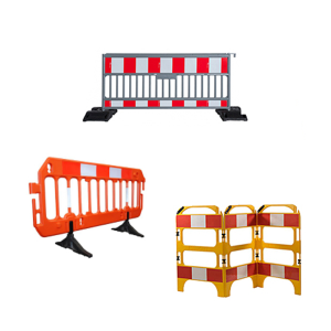 Plastmasas barjeras nožogojumiem