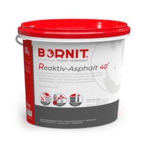 BORNIT® Reaktiv-Asphalt 40 (0-4mm graudainība) ātri cietējošs aukstais asfalts, 25kg spainis