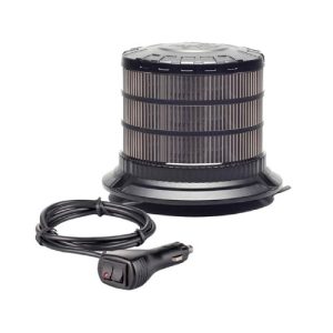 LED bākuguns ar tonētu stiklu uz magnēta (12-24V), R65