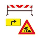 Finiera ceļa zīmes un barjeras