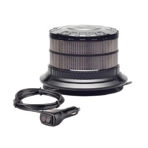 LED bākuguns ar tonētu stiklu uz magnēta (12-24V), R65