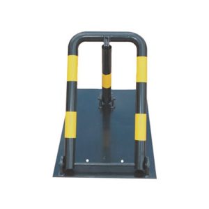 Stāvvietu barjera - "Zilonis", ar piekaramo atslēgu (dzeltenmelna)