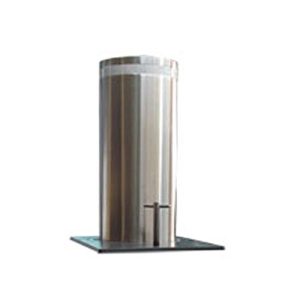 Pusautomātisks paceļams stabs, nerūsējošā tērauda, 220x500mm [ADO]