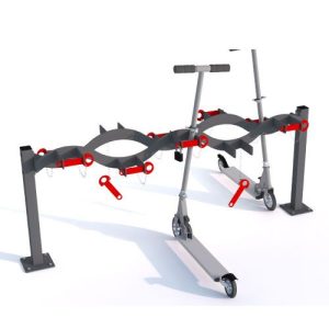 Skrejriteņa statīvs 10 skrejriteņiem