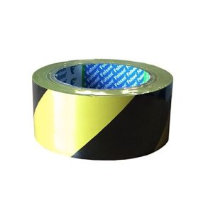 Pašlīmējoša norobežošanas lenta, dzeltena ar melnu, 50mm x 33m