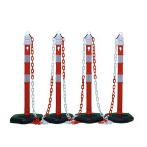 Stabiņu komplekts MultiMax ar ķēdēm (4 stabiņi un 4 ķēdes) [TEM]