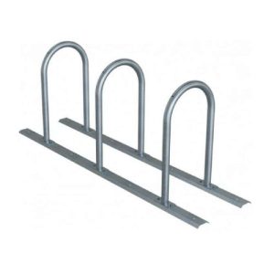 Velosipēdu statīvs 3 velosipēdiem ar sliedi piestiprināšanai (l=2100mm), karsti cinkots [SCH]