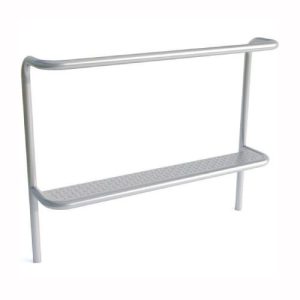 Velosipēdu novietne 2000xh1200mm, d=48.3mm (cinkota tērauda; betonējama) [KRO]