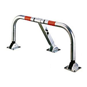 Stāvvietu barjera - "Trīspunktu" ar gumijas amortizatoriem, ar iekšējo slēdzeni [MOT]