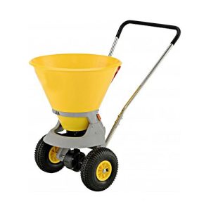 Smilts/sāls kaisītājs uz 2 riteņiem, 35L (ar kaisīšanas platuma ierobežotāju) [CE]