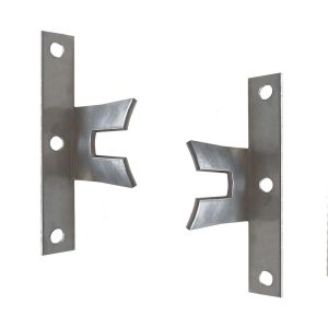 Metāla ceļa zīmju stiprinājums (kronšteins) komplekts (2gab.) ar skrūvēm [LO]