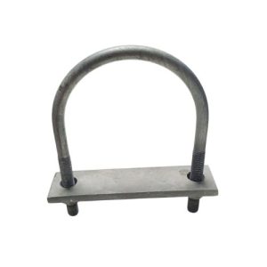 U-veida stīpa (kronšteins) universālajam fermas  balstiem [pa centriem 125mm]