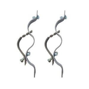 Metāla kronšteinu komplekts plakanām virsmām (ar regulējamu diametru 60.3mm - 42mm), universāls [WI]