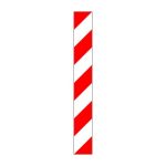 Vertikālais apzīmējums Nr.914 "Platuma gabarītzīme", 250x2000mm, 1. atstarošanas klase