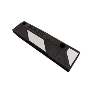 Atdures barjera PARKatVB (gumijas), 550x150x100mm (melna ar baltiem atstarotājiem), bez skrūvēm [VB]