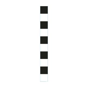 Gājēju pārejas brīdinājuma plāksne stabam 200x2000mm